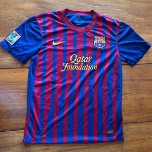 FC Barcelona 2011-2012 Home Kit Nike Jersey Medium